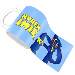 Kubek Biały Nadruk TWOJE IMIE HUGGY WUGGY Wzory