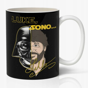 Kubek BIAŁY prezent wzór STAR WARS 01 TWOJE IMIĘ