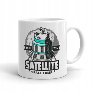 Kubek BIAŁY z nadrukiem na prezent SPACE CAMP 01