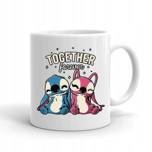 Kubek Biały z nadrukiem Prezent LILO I STITCH 04