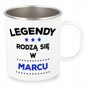 Kubek Matowy Polimerowy Legendy Rodzą Się WZORY
