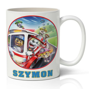 Kubek na prezent wzór PSI PATROL PERSONALIZOWANE