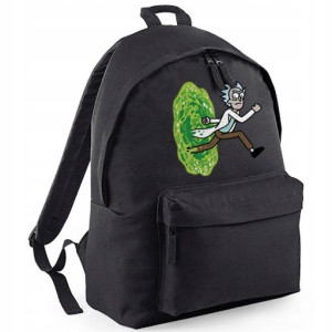 Plecak Do Szkoły Czarny dla fana RICK AND MORTY 07