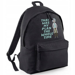 Plecak Do Szkoły Czarny dla fana RICK AND MORTY 21