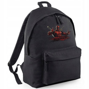 Plecak Do Szkoły Czarny Młodzieżowy DEADPOOL 02