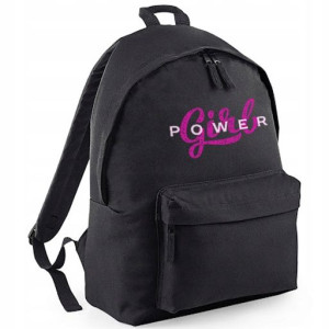Plecak Do Szkoły Czarny Młodzieżowy GIRL POWER 01