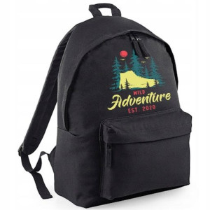 Plecak Do Szkoły Czarny wzór WILD ADVENTURE 01