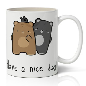 Kubek z nadrukiem na prezent wzór TEDDY BEAR 02