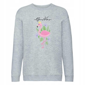 Bluza Dresowa Dziecięca Do Szkoły 128 FLAMING 01