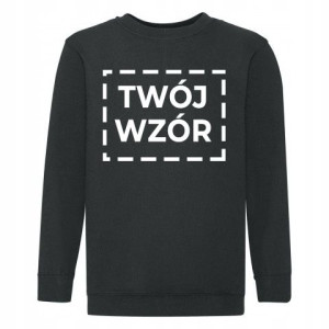 BLUZA Dziecięca CZARNA długi rękaw 164 KREATOR