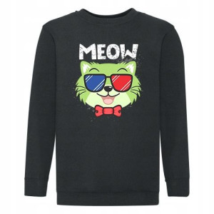 Dresowa Bluza Dziecięca 116 prezent CUTE CAT 08