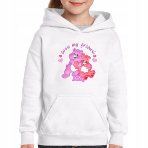 Wygodna Bluza Kangurek BIAŁA 164 CARE BEARS Wzory
