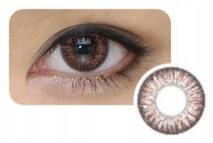 Kolorowe soczewki kontaktowe COOL LOOK Brown 2szt zmieniające kolor