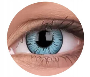 Soczewki kolorowe kontaktowe Crazy Lens Blizzard, 2 szt. zmieniające kolor