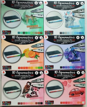 Deco Time markery akwarelowe 6x10 szt