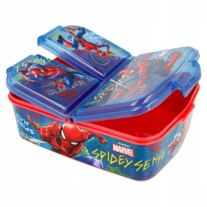Spiderman śniadaniówka lunchbox 3 przegrody