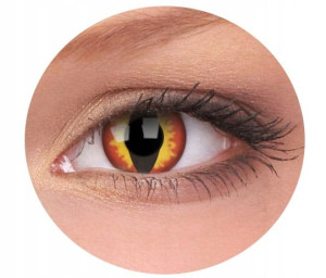 Soczewki kolorowe kontaktowe Crazy Lens Dragon Eyes, 2 szt. roczne