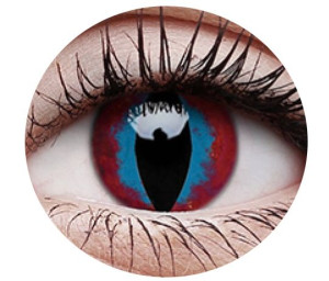 Soczewki kolorowe kontaktowe Crazy Lens Dream Slayer 2 szt. roczne
