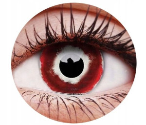 Soczewki kolorowe kontaktowe Crazy Lens Hell Blazer, 2 szt. roczne