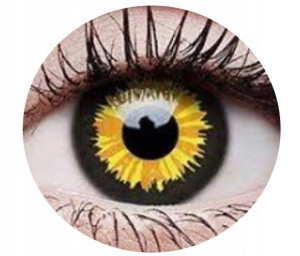 Soczewki kolorowe kontaktowe Crazy Lens Luminor, 2 szt. zmieniające kolor