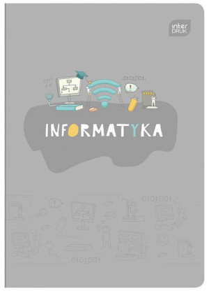 Zeszyt A5 60k kratka informatyka p10 HYBRID FSC Credit INTERDRUK