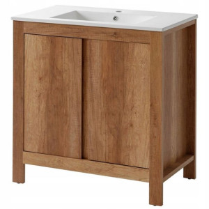 Stojąca szafka pod umywalkę 80 cm CLASSIC OAK 821