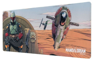 Podkładka pod mysz dla graczy XL Star Wars The Mandalorian - Boba Fett