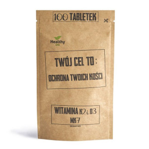 WITAMINA D3 K2 MK7 Ochrona Kości 100 Tabletek