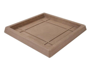 Podstawka Pod Doniczkę Taupe 19x19/23x23x2 Cm