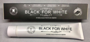 Wybielająca Pasta do zębów  BLACK FOR WHITE Biomika 6344