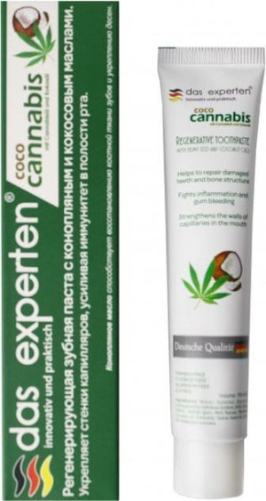 Pasta do zębów Das Experten Cococannabis 70 ml 1440