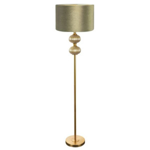 Ozdobna Lampa Lampka Stojąca Nocna46x174cm Kremowa