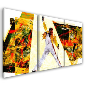 OBRAZ TRYPTYK Freddie Mercury 60x40