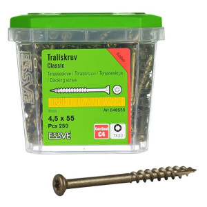 ESSVE Wkręty tarasowe CLASSIC CORRSEAL 4,5x55mm 250SZT