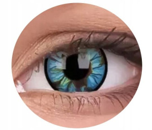 Soczewki kolorowe kontaktowe Crazy Lens Moon Art, 2 szt. zmieniające kolor