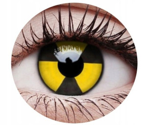 Soczewki kolorowe kontaktowe Crazy Lens Radiate, 2 szt. zmieniające kolor