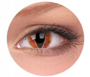 Soczewki kolorowe kontaktowe Crazy Lens Saurons Eye, 2 szt. roczne