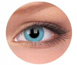 Soczewki kolorowe kontaktowe Crazy Lens Sky Blue, 2 szt. zmieniające kolor