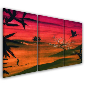OBRAZ TRYPTYK Japonia Pejzaż 120x80