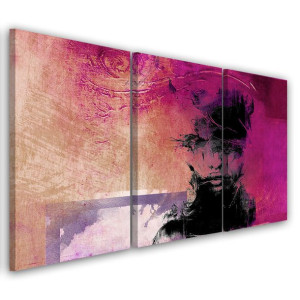 OBRAZ TRYPTYK Kobieta Glamour 120x60