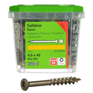 ESSVE Wkręty tarasowe CLASSIC CORRSEAL 4,5x42mm 250SZT