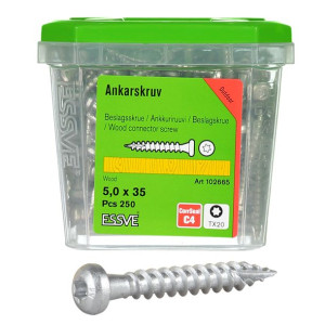ESSVE Wkręty do Okuć Ciesielskich CORRSEAL 5,0x35mm 250SZT