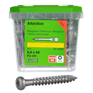ESSVE Wkręty do Okuć Ciesielskich CORRSEAL 5,0x40mm 250SZT