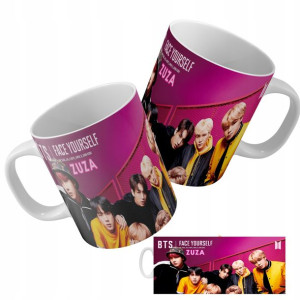 KUBEK Ceramiczny MiX WIELE Wzory BTS K-POP IMIĘ