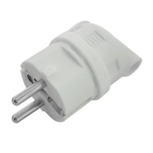 Wtyczka kątowa 250V/16A z zawieszką SCHUKO-P0039