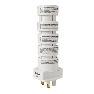 Adapter zasilania podróżny na wszystkie kraje świata z zabezpieczeniem