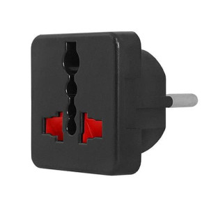 Adapter zasilania wtyk polski gniazdo uniwersalne