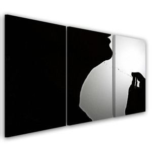 OBRAZ TRYPTYK Kobieta Perfumy 90x60