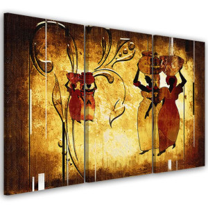 OBRAZ TRYPTYK Kobiety Afryki 90x60