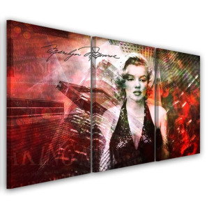 OBRAZ TRYPTYK Marylin Monroe 120x60